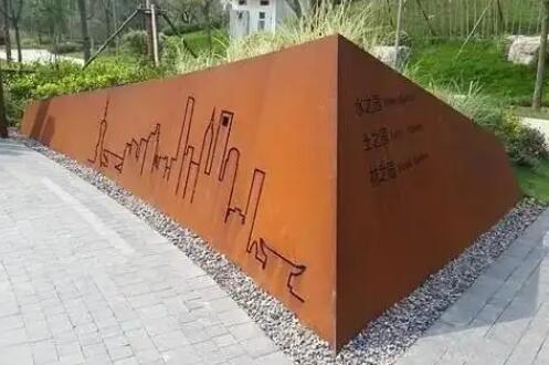 普定耐候钢挡土墙